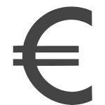 Euro SVG Icon